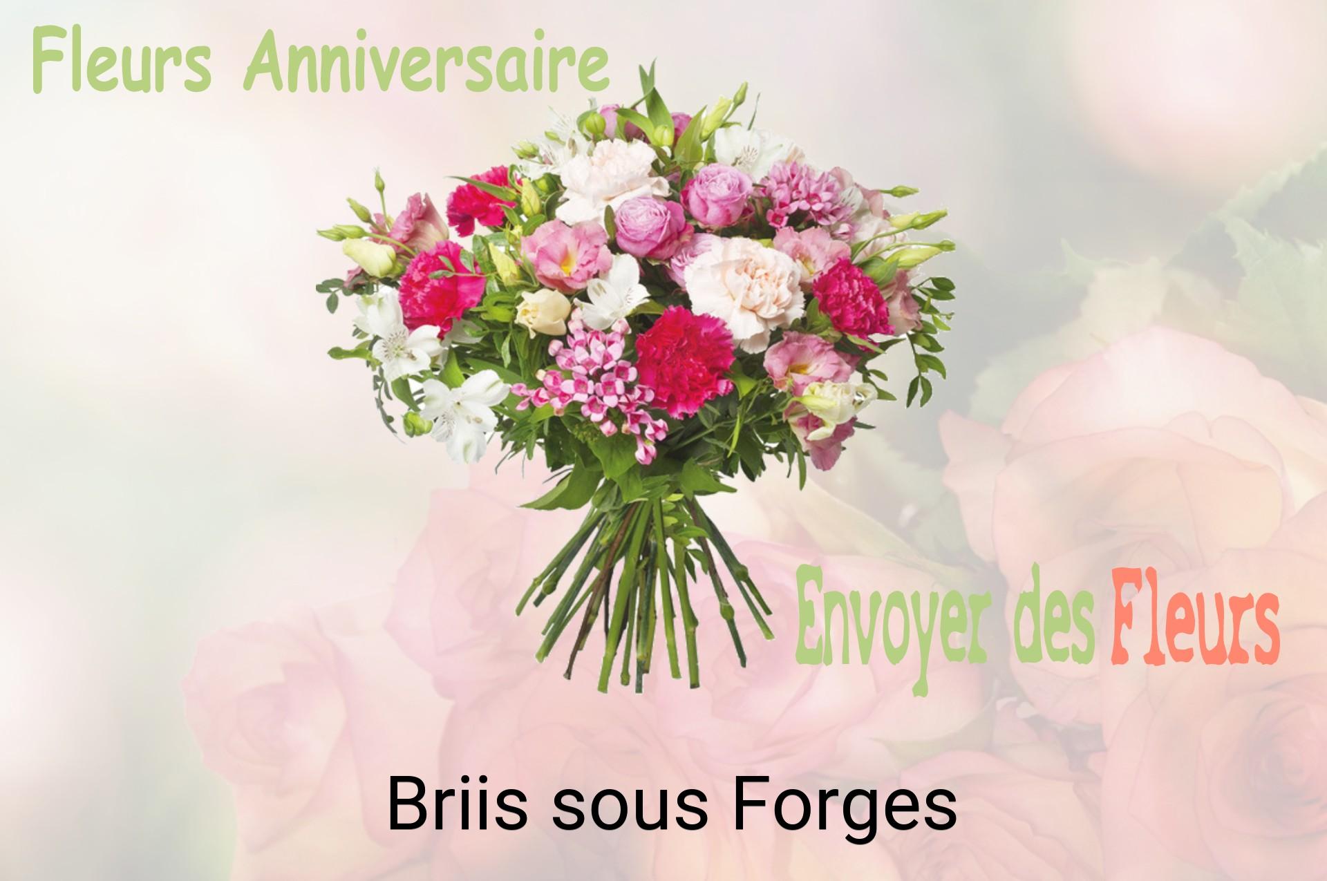 Bouquet de fleurs d’anniversaire livré à Briis-sous-Forges